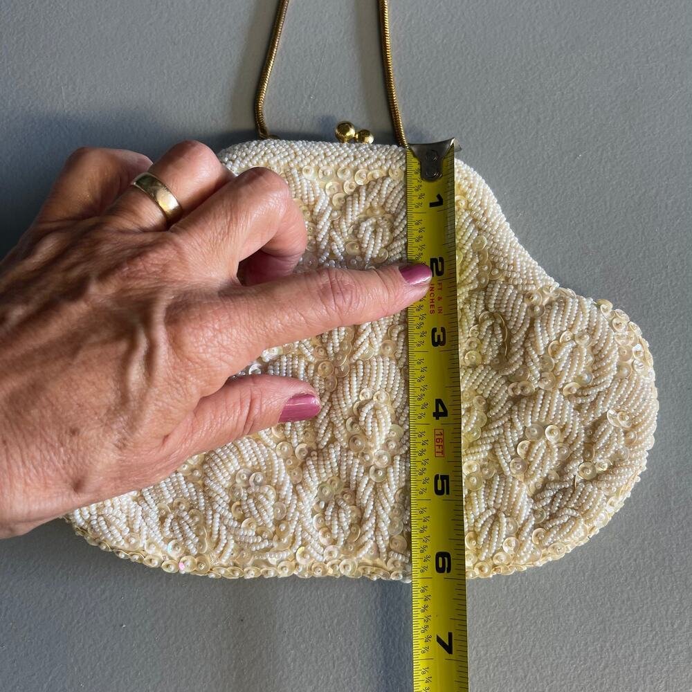 Creations by Harilela's Vintage Beaded Handbag Clutch - Picture 8 of 8